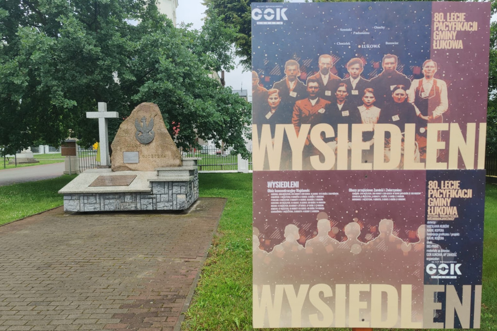 Łukowa. Wysiedleni - wystawa dokumentująca niemiecką pacyfikację gminy Łukowa