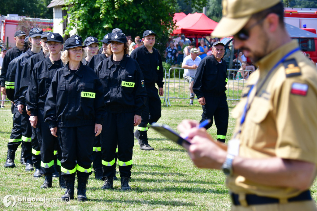 Powiatowe zawody OSP. Druhowie i druhny rywalizowali w Płusach