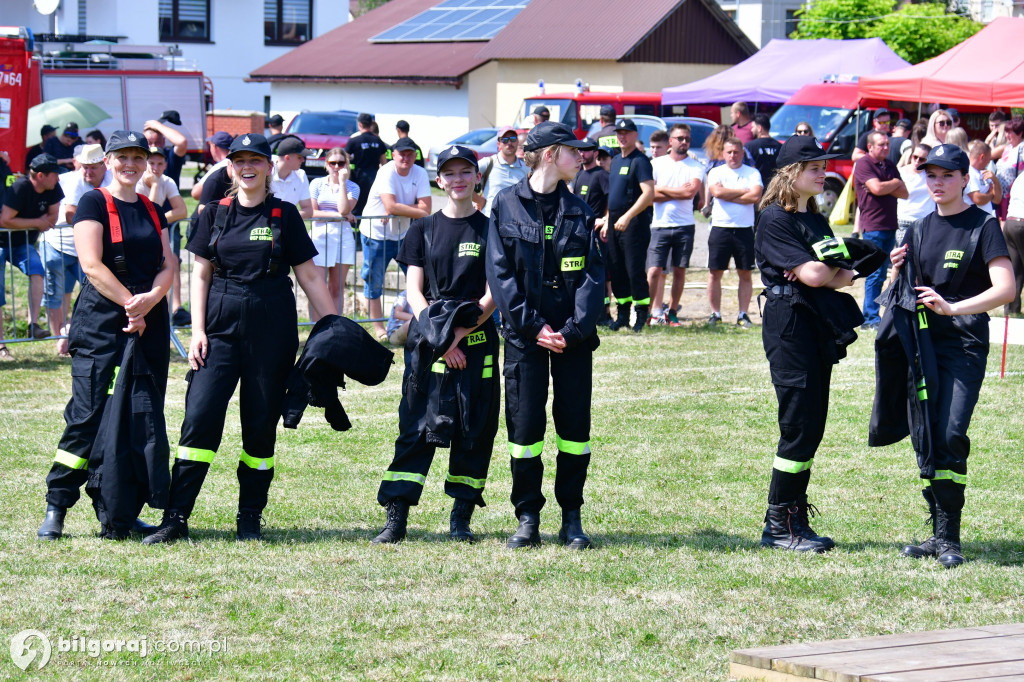 Powiatowe zawody OSP. Druhowie i druhny rywalizowali w Płusach