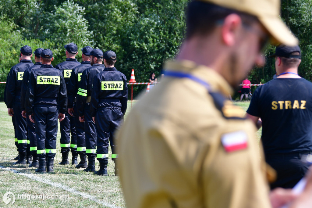 Powiatowe zawody OSP. Druhowie i druhny rywalizowali w Płusach