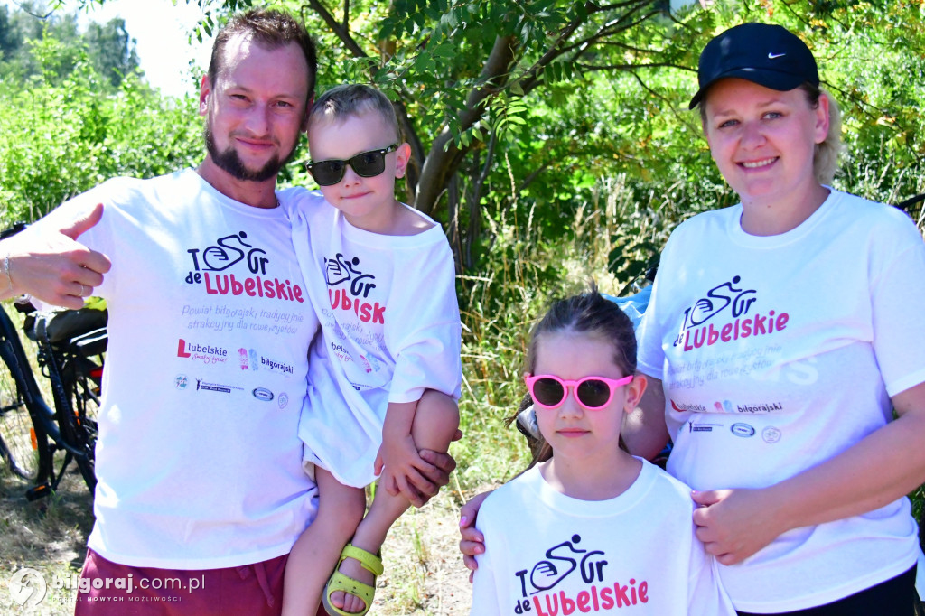 Tour de Lubelskie. Ponad 100 osób na szalku w okolicach Biłgoraja