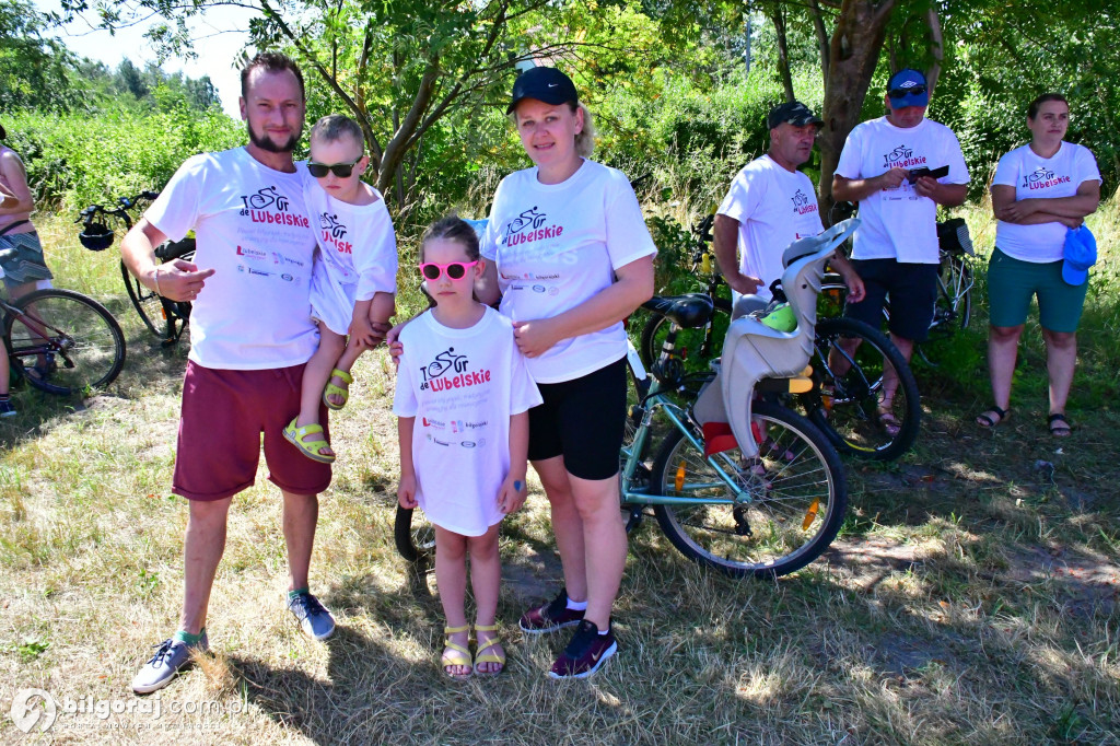 Tour de Lubelskie. Ponad 100 osób na szalku w okolicach Biłgoraja