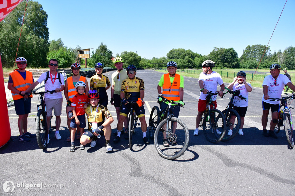 Tour de Lubelskie. Ponad 100 osób na szalku w okolicach Biłgoraja