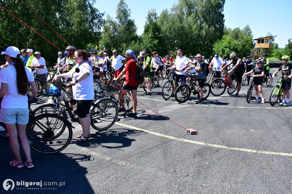 Tour de Lubelskie. Ponad 100 osób na szalku w okolicach Biłgoraja