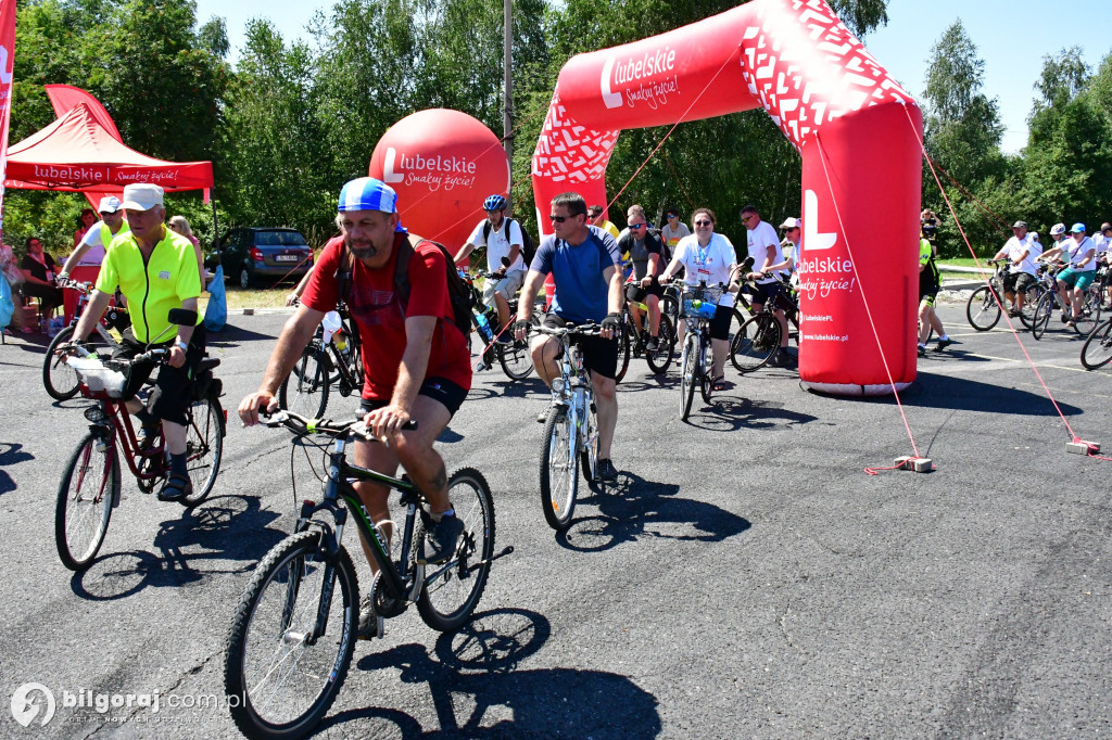 Tour de Lubelskie. Ponad 100 osób na szalku w okolicach Biłgoraja