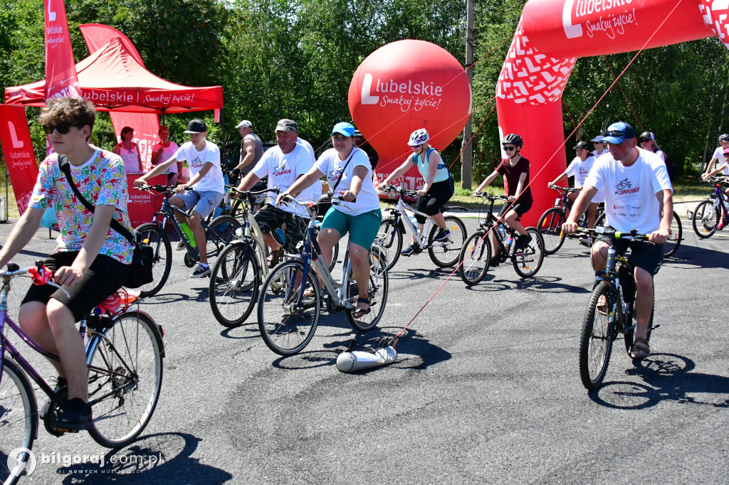 Tour de Lubelskie. Ponad 100 osób na szalku w okolicach Biłgoraja