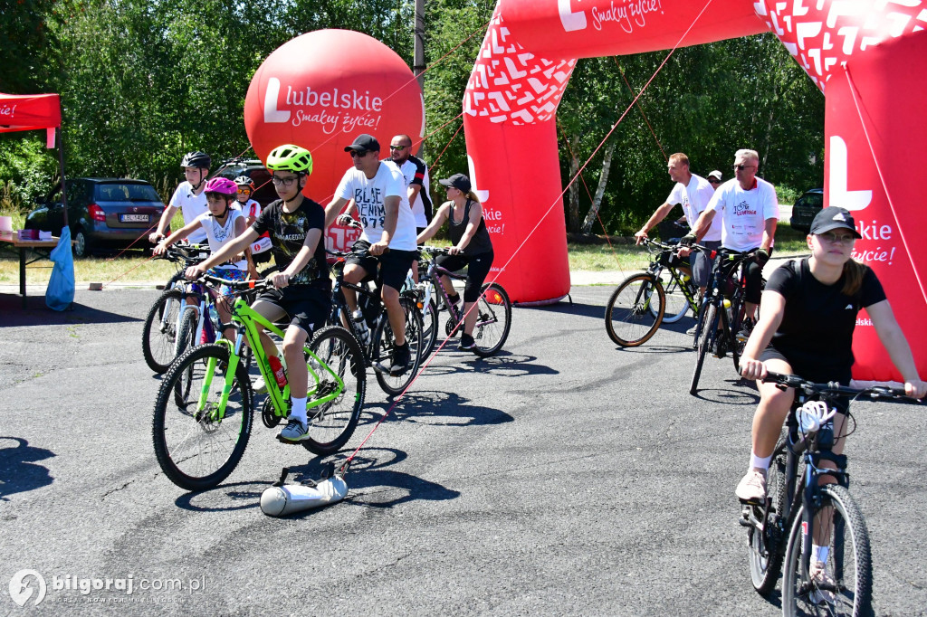 Tour de Lubelskie. Ponad 100 osób na szalku w okolicach Biłgoraja