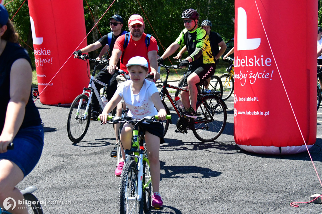 Tour de Lubelskie. Ponad 100 osób na szalku w okolicach Biłgoraja