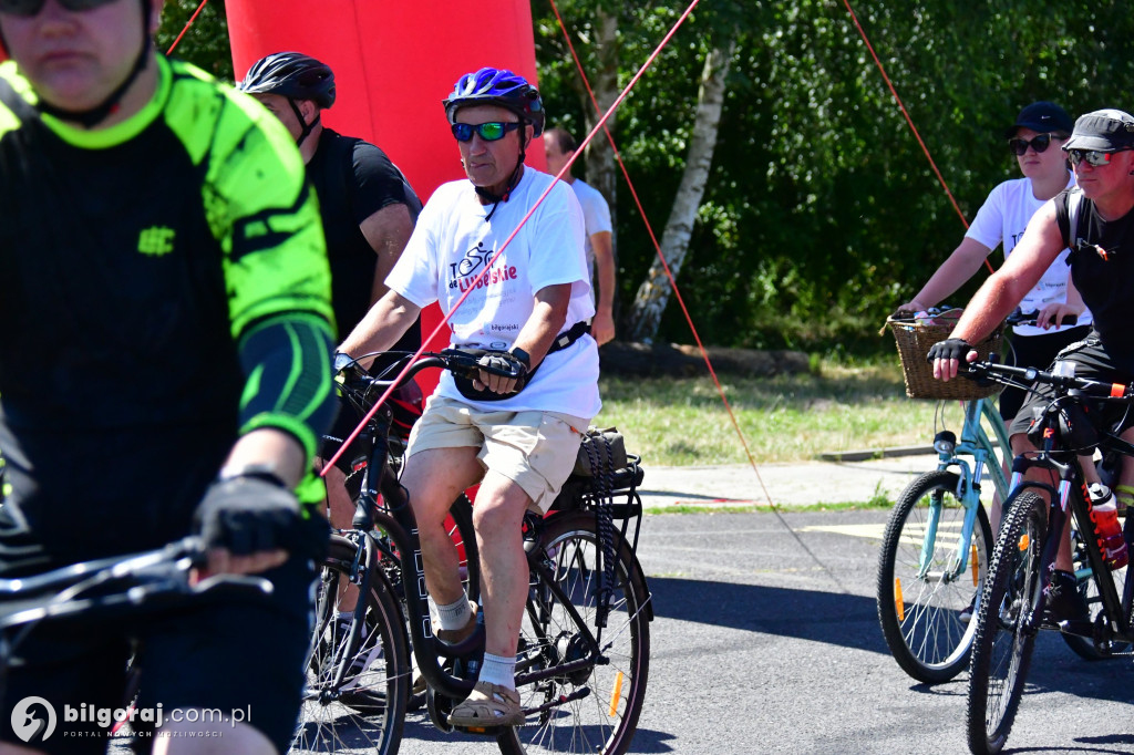 Tour de Lubelskie. Ponad 100 osób na szalku w okolicach Biłgoraja