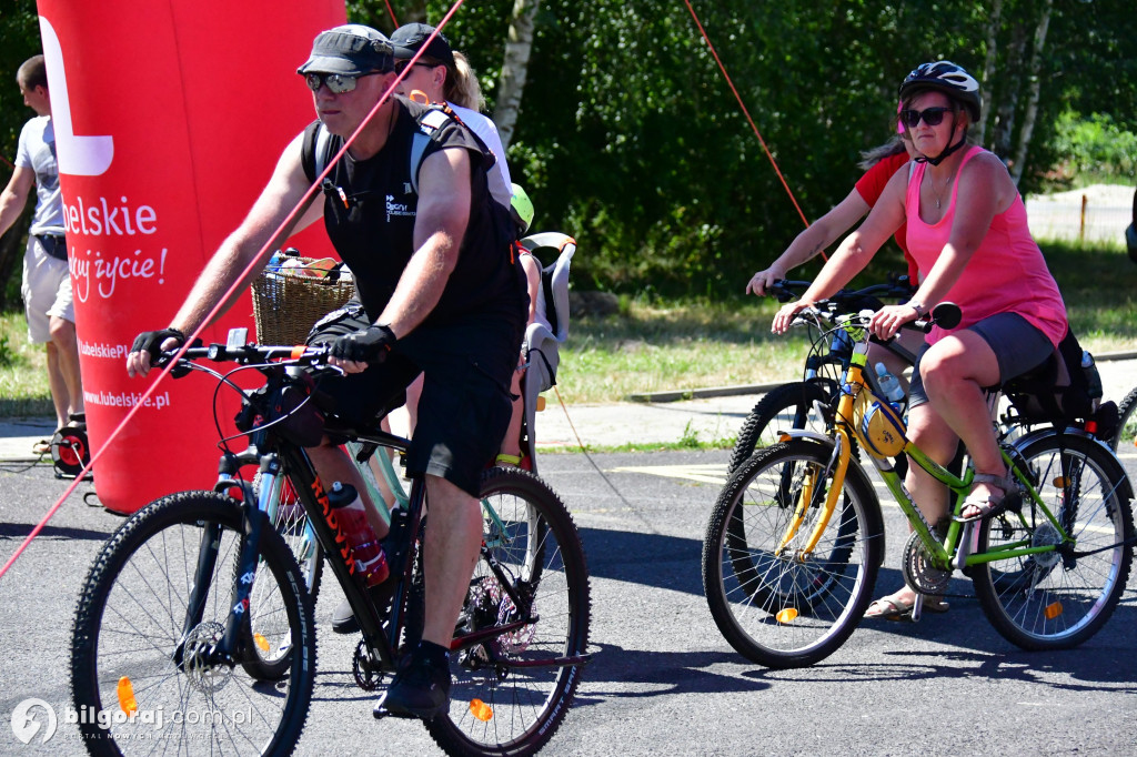 Tour de Lubelskie. Ponad 100 osób na szalku w okolicach Biłgoraja