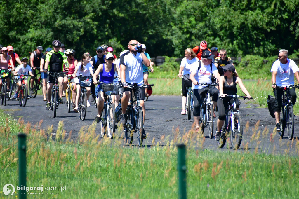 Tour de Lubelskie. Ponad 100 osób na szalku w okolicach Biłgoraja