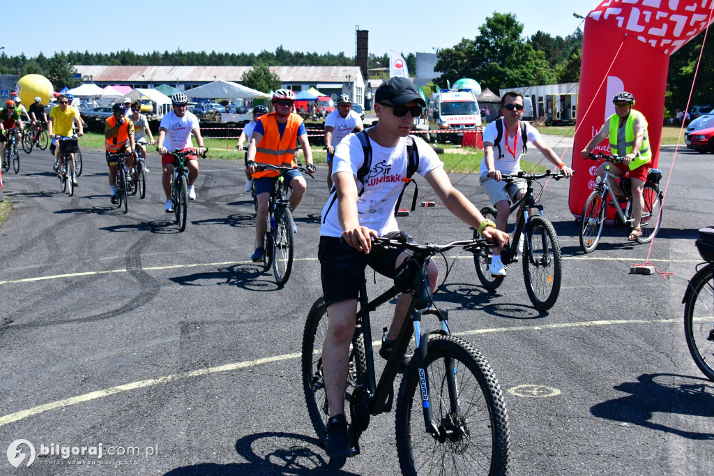 Tour de Lubelskie. Ponad 100 osób na szalku w okolicach Biłgoraja