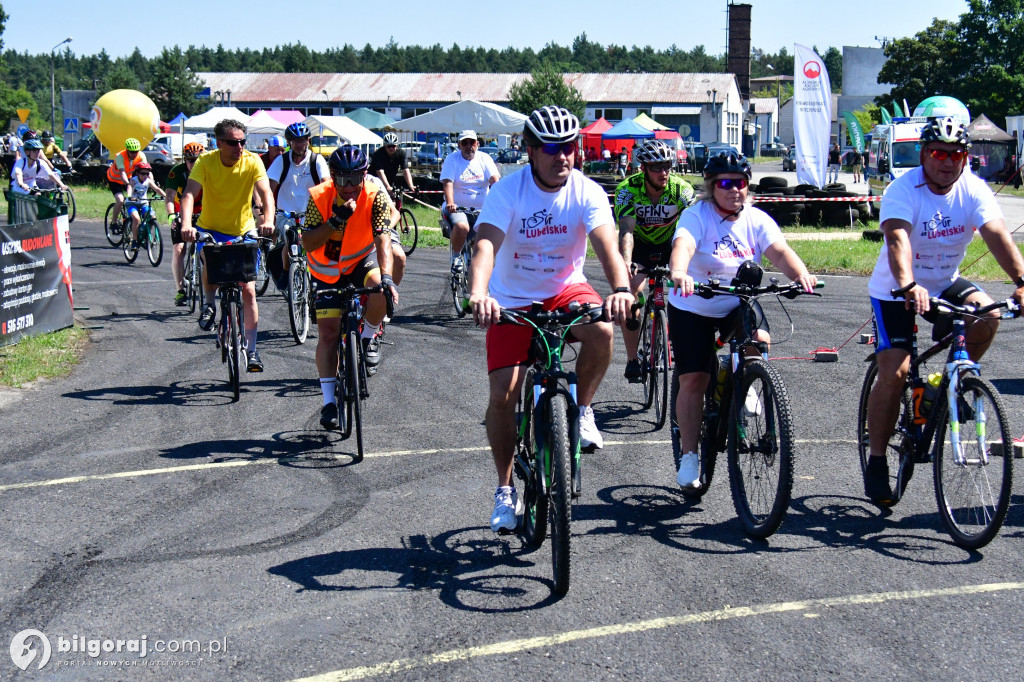 Tour de Lubelskie. Ponad 100 osób na szalku w okolicach Biłgoraja