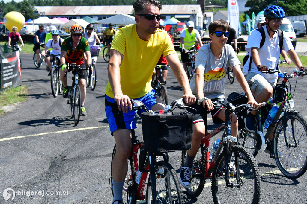 Tour de Lubelskie. Ponad 100 osób na szalku w okolicach Biłgoraja