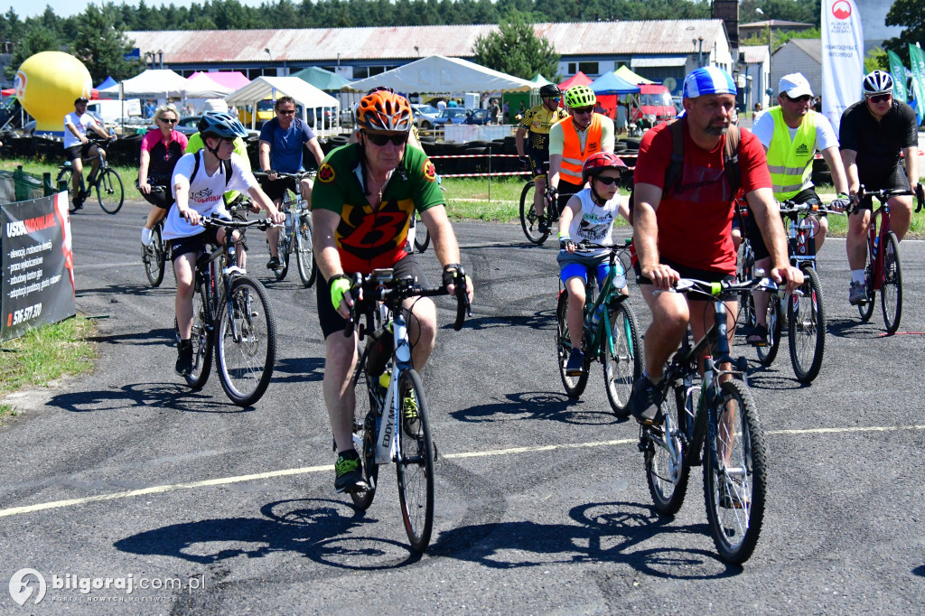 Tour de Lubelskie. Ponad 100 osób na szalku w okolicach Biłgoraja