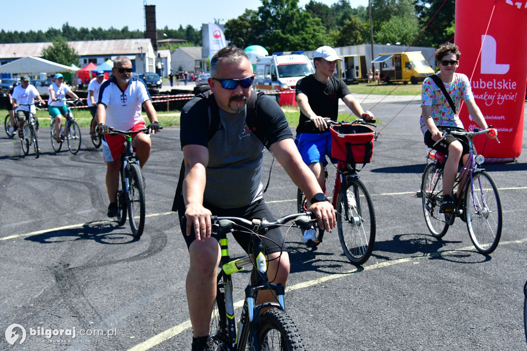 Tour de Lubelskie. Ponad 100 osób na szalku w okolicach Biłgoraja