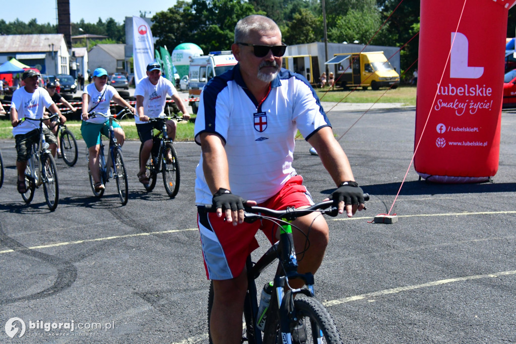 Tour de Lubelskie. Ponad 100 osób na szalku w okolicach Biłgoraja