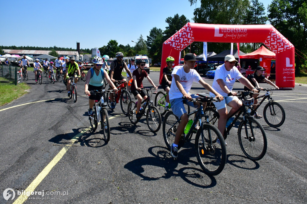 Tour de Lubelskie. Ponad 100 osób na szalku w okolicach Biłgoraja