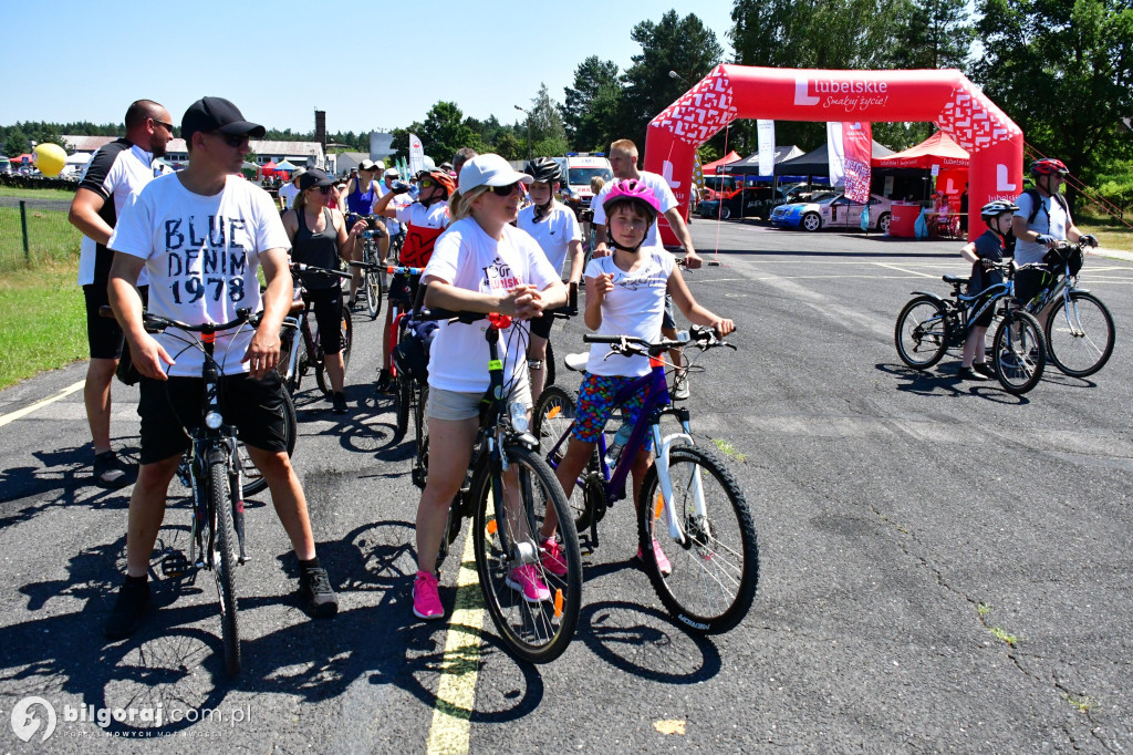 Tour de Lubelskie. Ponad 100 osób na szalku w okolicach Biłgoraja