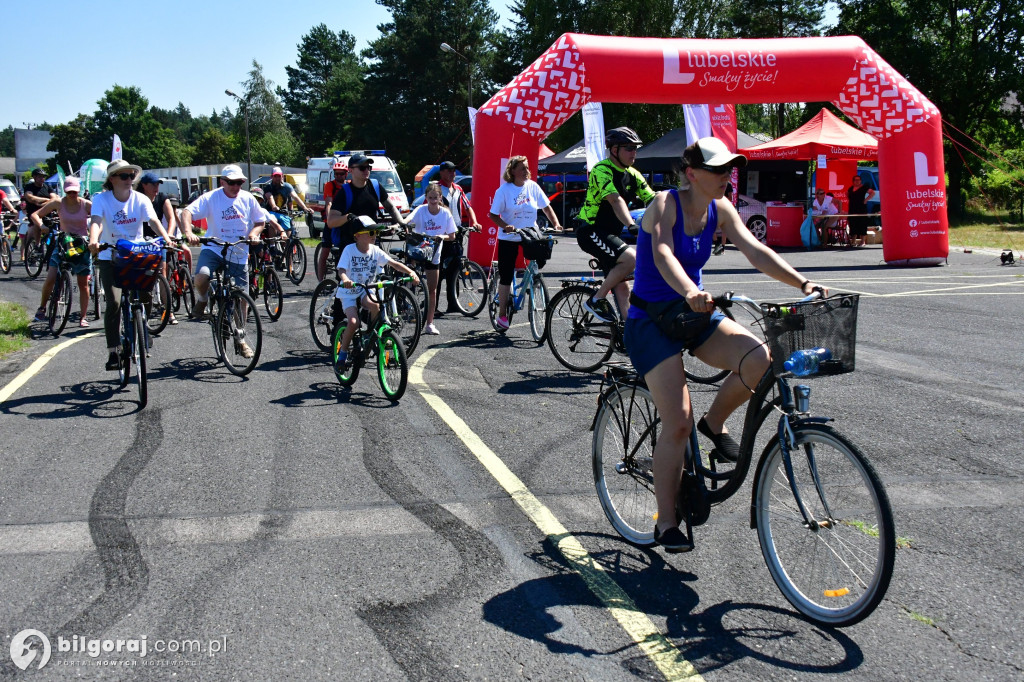 Tour de Lubelskie. Ponad 100 osób na szalku w okolicach Biłgoraja