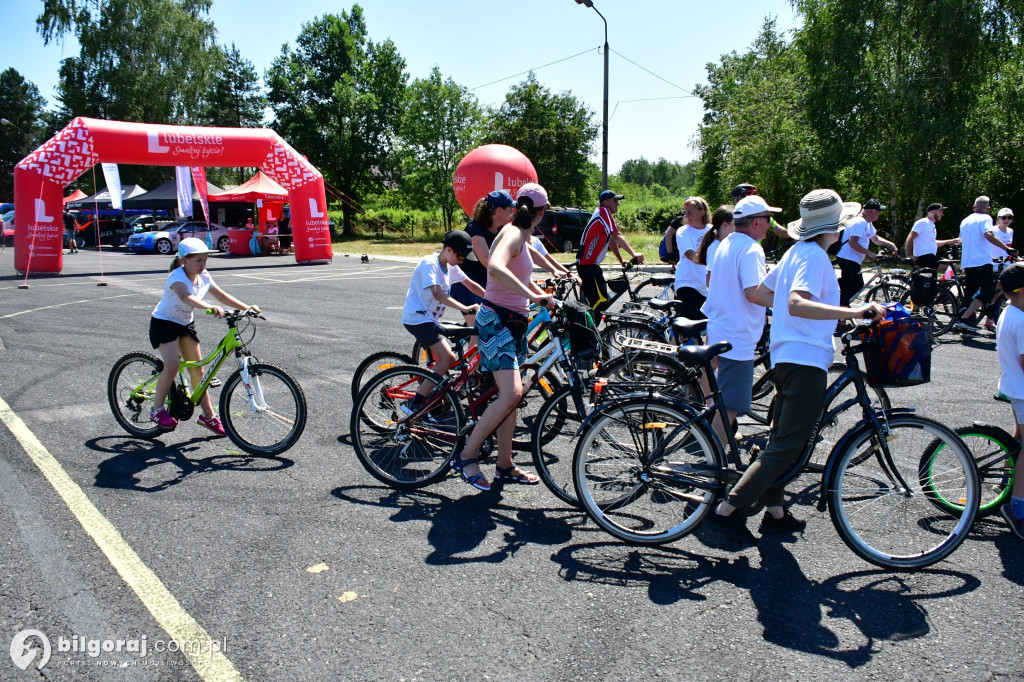 Tour de Lubelskie. Ponad 100 osób na szalku w okolicach Biłgoraja