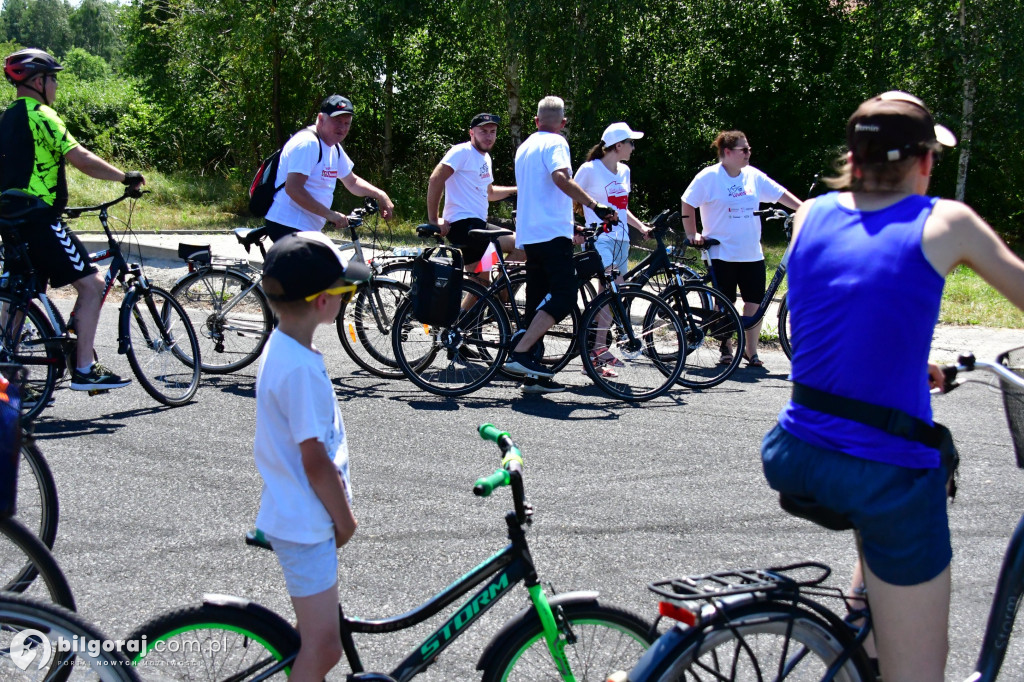 Tour de Lubelskie. Ponad 100 osób na szalku w okolicach Biłgoraja