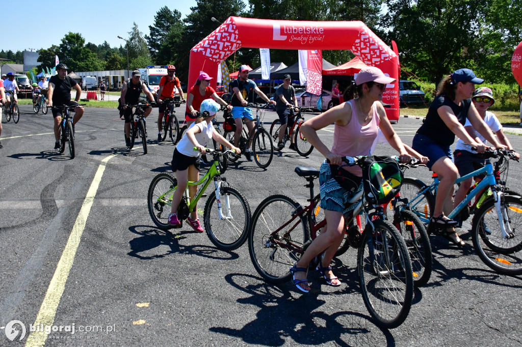 Tour de Lubelskie. Ponad 100 osób na szalku w okolicach Biłgoraja