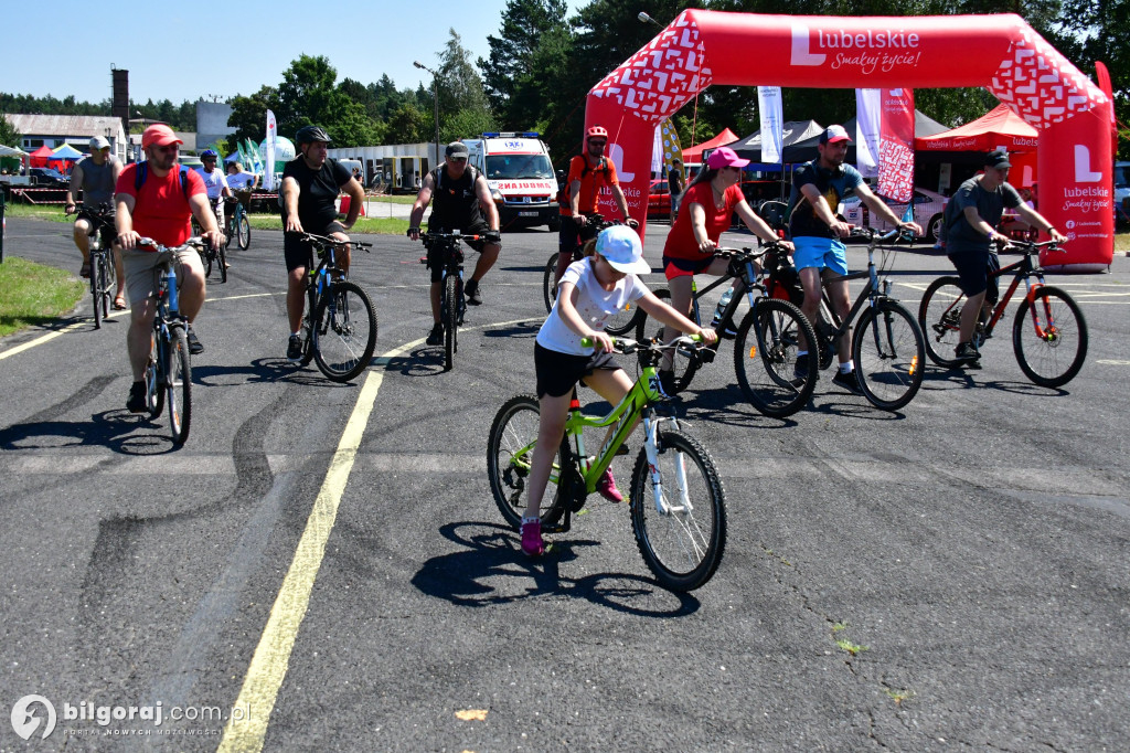 Tour de Lubelskie. Ponad 100 osób na szalku w okolicach Biłgoraja