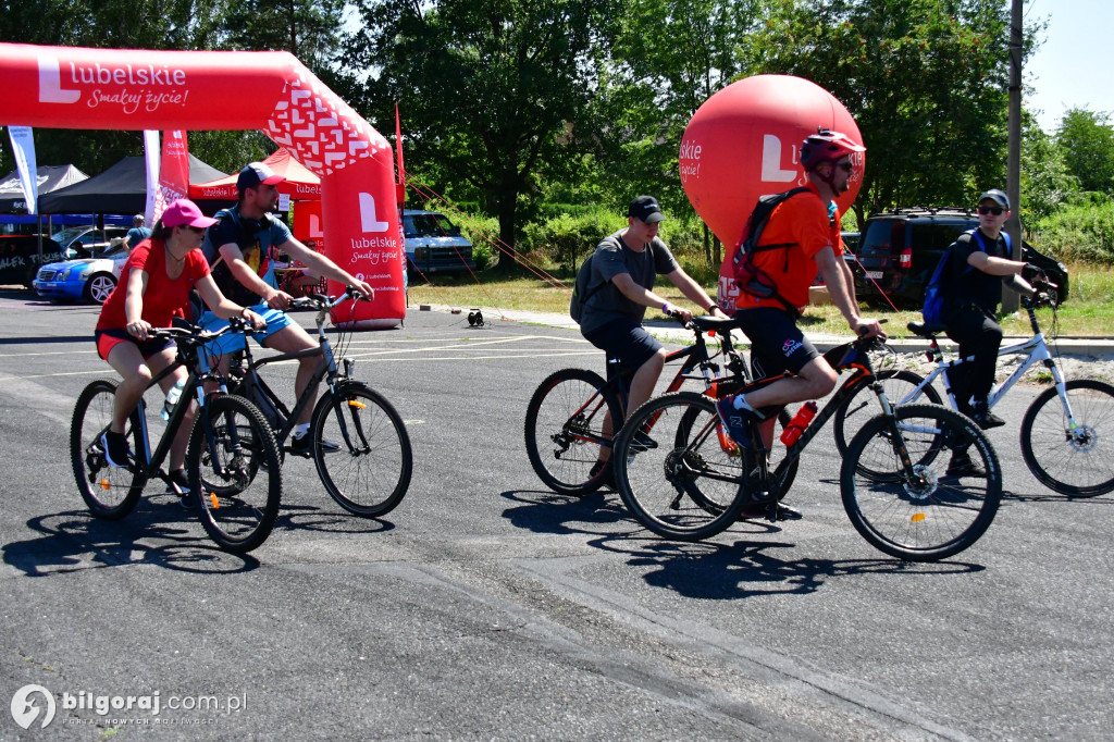 Tour de Lubelskie. Ponad 100 osób na szalku w okolicach Biłgoraja