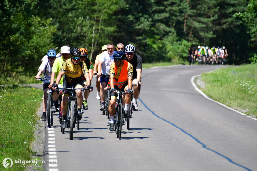 Tour de Lubelskie. Ponad 100 osób na szalku w okolicach Biłgoraja