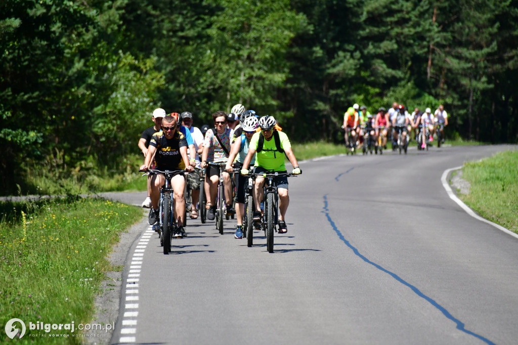 Tour de Lubelskie. Ponad 100 osób na szalku w okolicach Biłgoraja