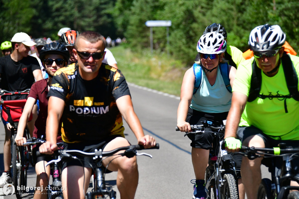 Tour de Lubelskie. Ponad 100 osób na szalku w okolicach Biłgoraja