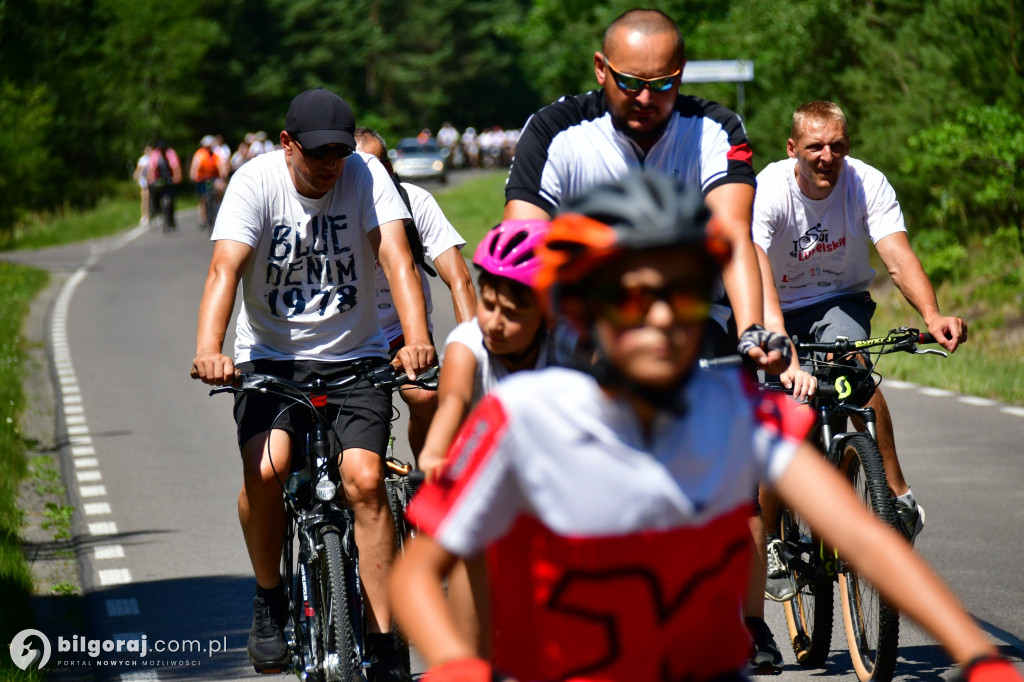 Tour de Lubelskie. Ponad 100 osób na szalku w okolicach Biłgoraja