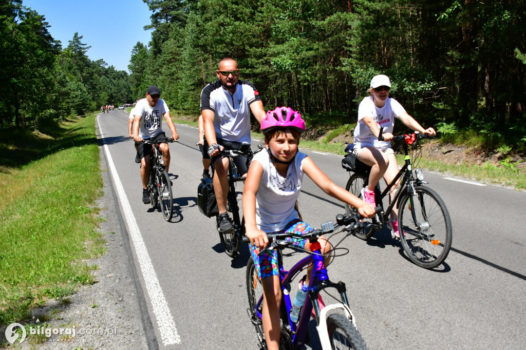 Tour de Lubelskie. Ponad 100 osób na szalku w okolicach Biłgoraja