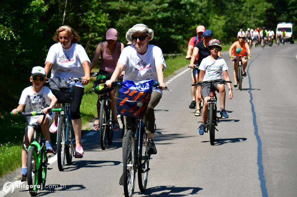 Tour de Lubelskie. Ponad 100 osób na szalku w okolicach Biłgoraja