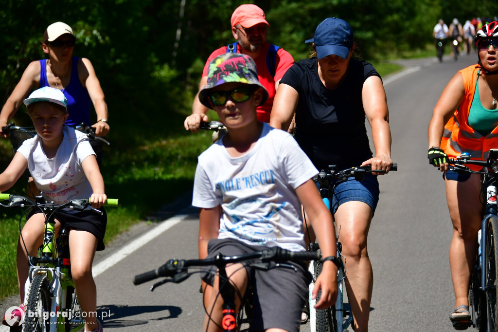 Tour de Lubelskie. Ponad 100 osób na szalku w okolicach Biłgoraja