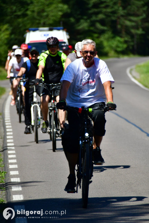 Tour de Lubelskie. Ponad 100 osób na szalku w okolicach Biłgoraja