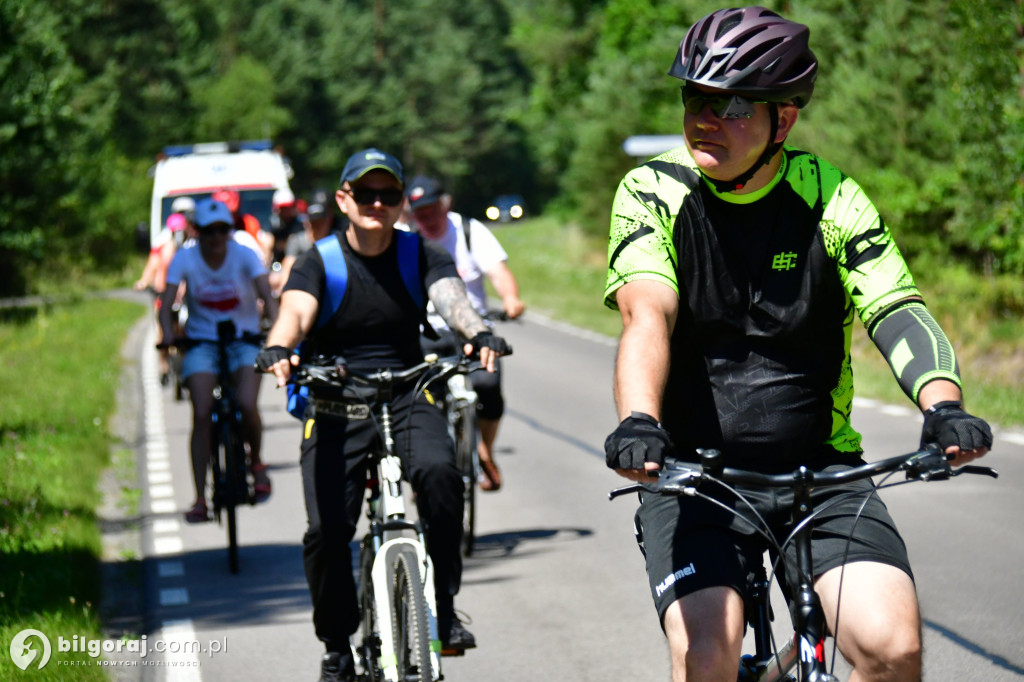 Tour de Lubelskie. Ponad 100 osób na szalku w okolicach Biłgoraja