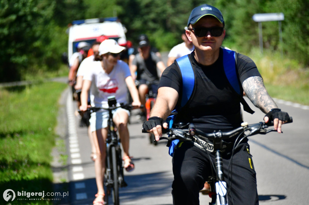 Tour de Lubelskie. Ponad 100 osób na szalku w okolicach Biłgoraja