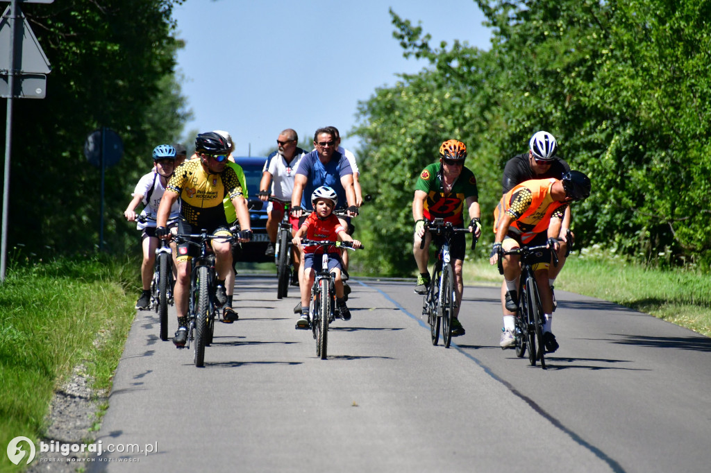 Tour de Lubelskie. Ponad 100 osób na szalku w okolicach Biłgoraja