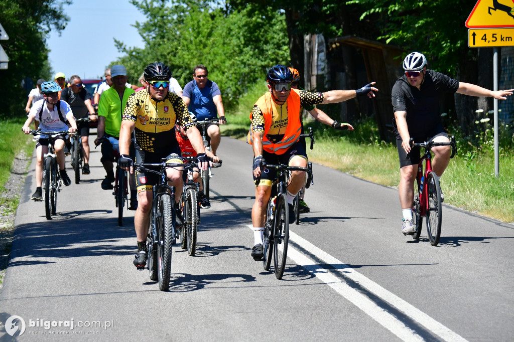 Tour de Lubelskie. Ponad 100 osób na szalku w okolicach Biłgoraja