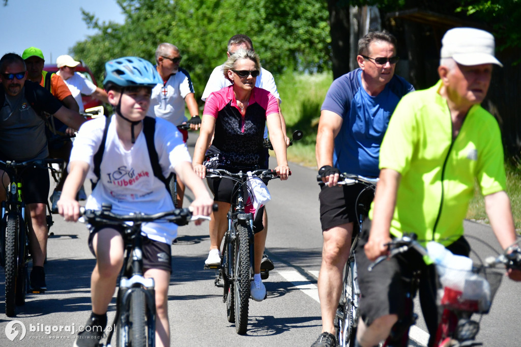 Tour de Lubelskie. Ponad 100 osób na szalku w okolicach Biłgoraja