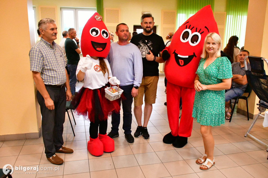 Biłgoraj. Maskotki będą promować honorowe krwiodawstwo