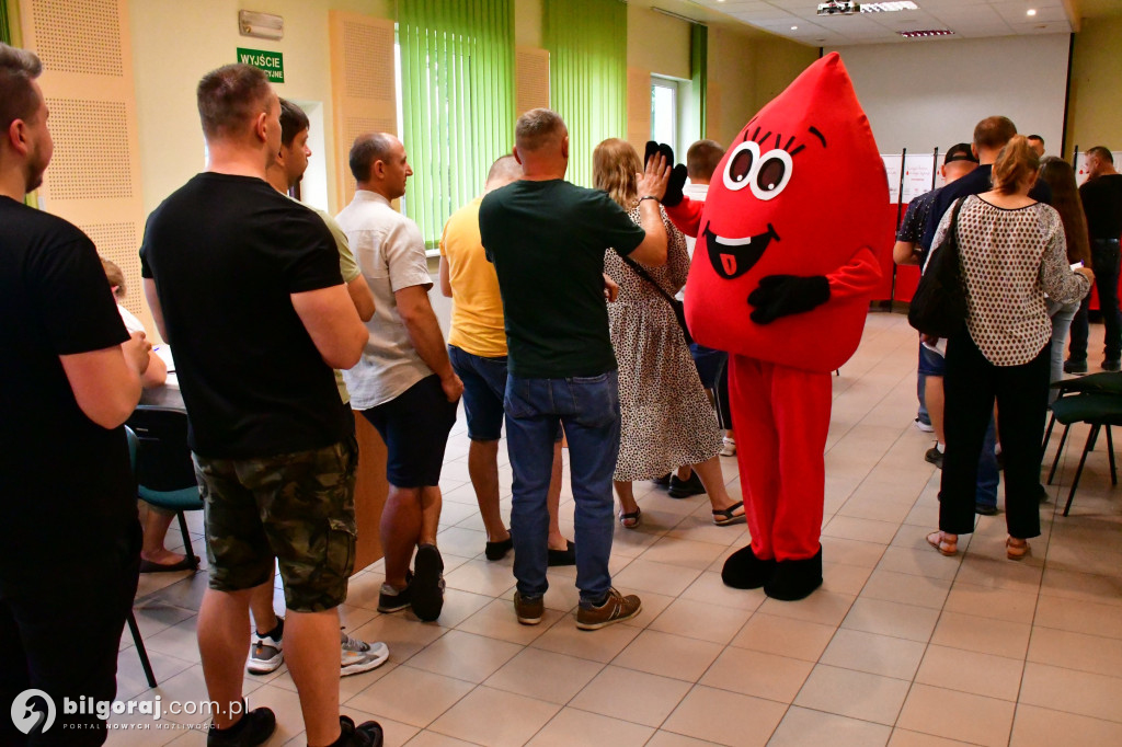 Biłgoraj. Maskotki będą promować honorowe krwiodawstwo