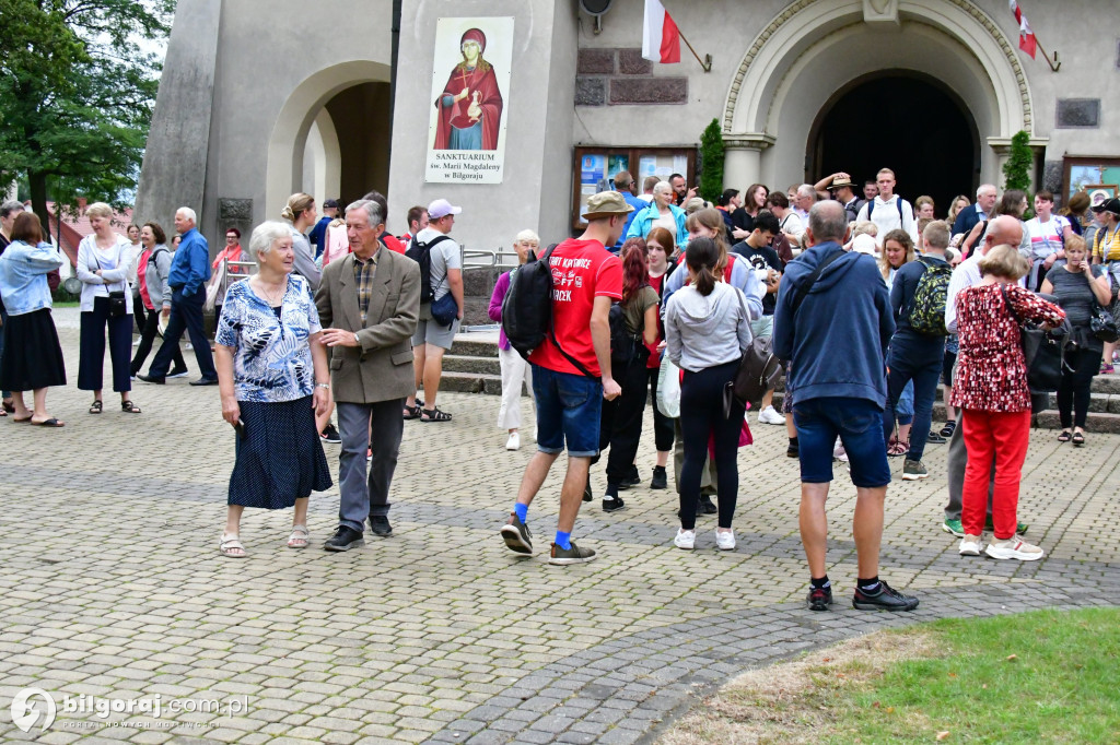 Pielgrzymi 3 sierpnia 2023 roku wyruszyli z Biłgoraja