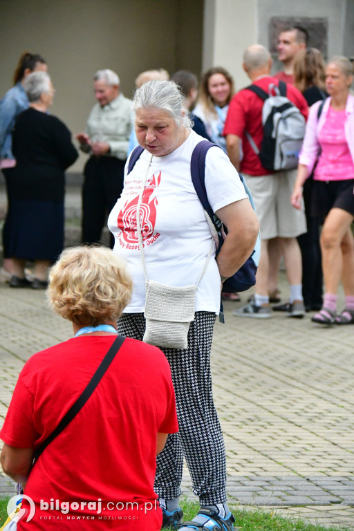 Pielgrzymi 3 sierpnia 2023 roku wyruszyli z Biłgoraja