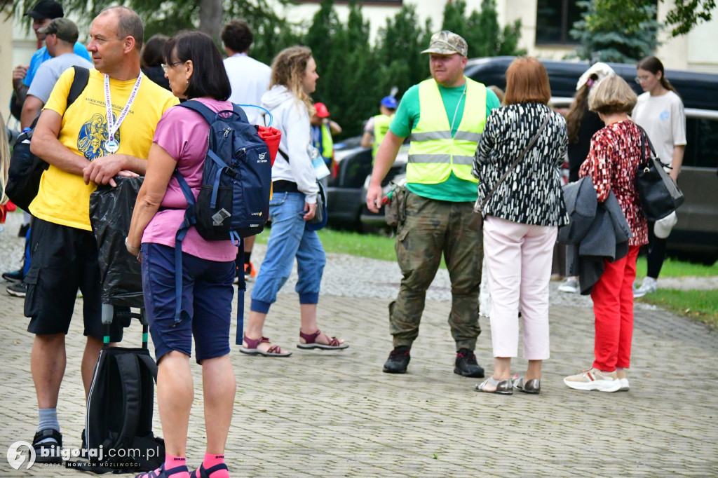 Pielgrzymi 3 sierpnia 2023 roku wyruszyli z Biłgoraja