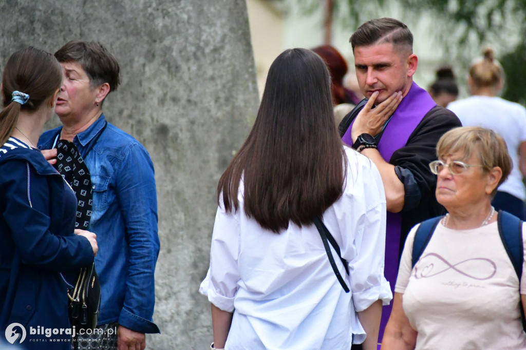 Pielgrzymi 3 sierpnia 2023 roku wyruszyli z Biłgoraja