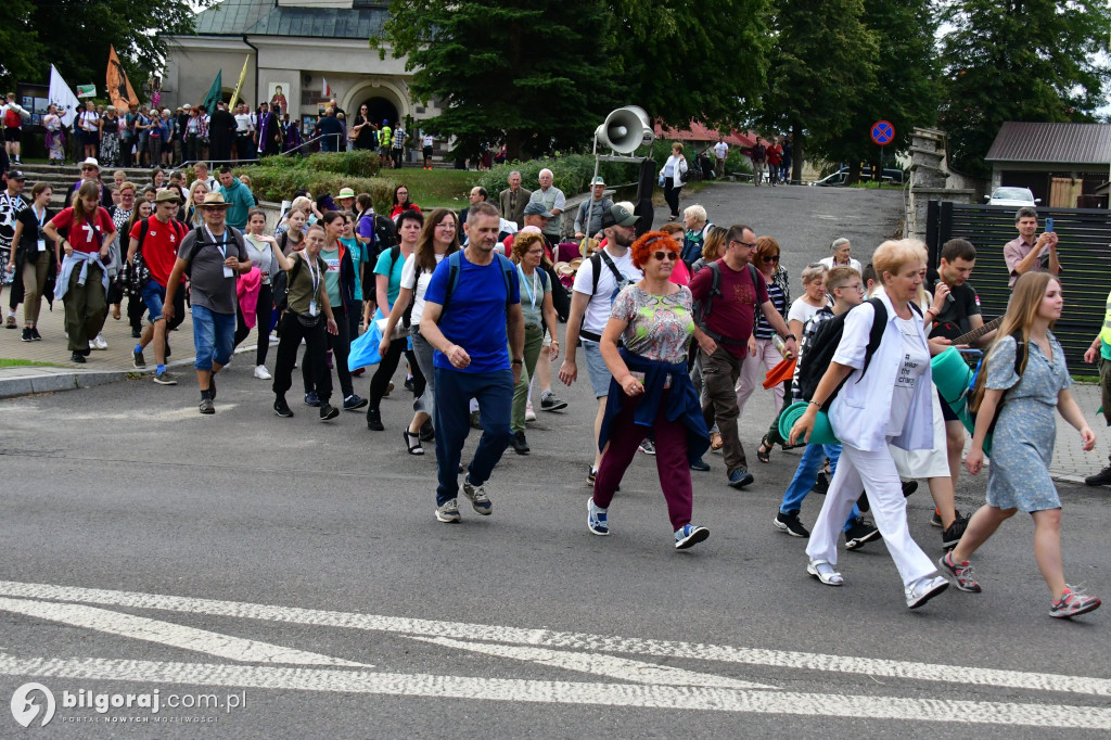 Pielgrzymi 3 sierpnia 2023 roku wyruszyli z Biłgoraja