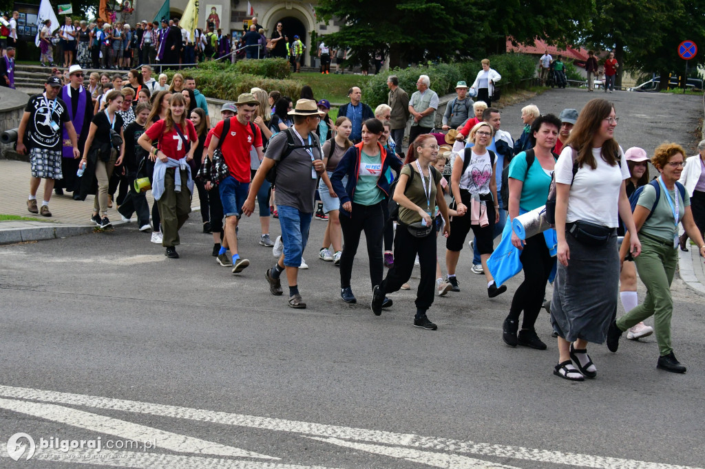 Pielgrzymi 3 sierpnia 2023 roku wyruszyli z Biłgoraja